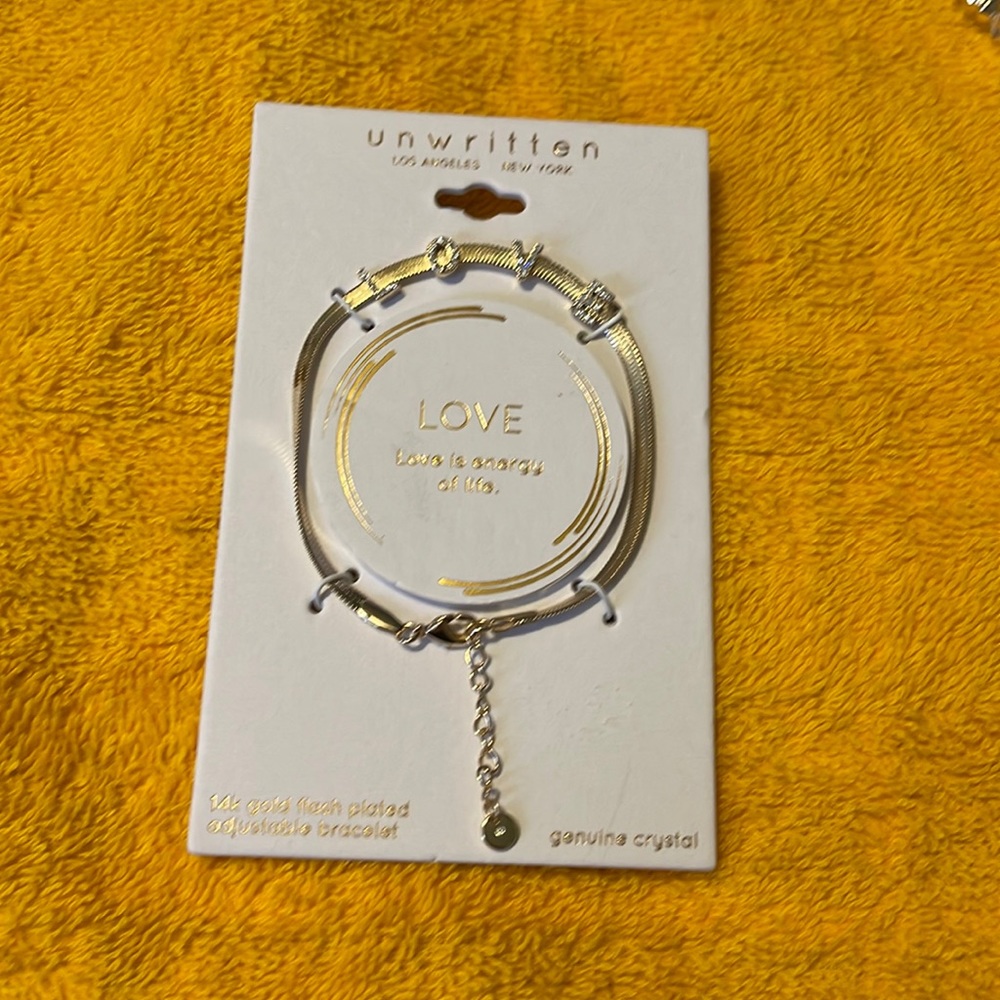 unwritten bracelet